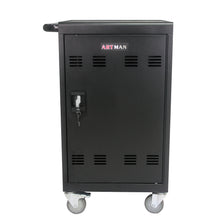 Load image into Gallery viewer, Mobile Charging Cart and Cabinet for Tablets Laptops 32-Device
