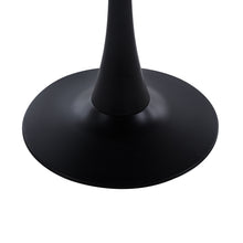 Load image into Gallery viewer, Modern 23.6'' Diameter Solid Metal Base Black Round End Table
