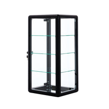 Load image into Gallery viewer, Tempered Glass Counter Top Display Showcase with Sliding Glass Door and Lock,Standard Aluminum Framing with Sliding Glass Door and Lock-display cabinet
