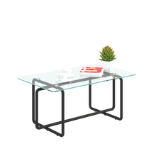 Load image into Gallery viewer, Modern Tempered Glass Tea Table Coffee Table, Table for Living Room,Transparent
