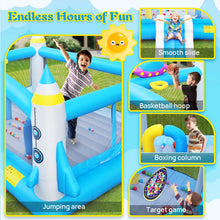 Load image into Gallery viewer, Multifunctional Jump 'n Slide Inflatable Bouncer for Kids Complete Setup with Blower - 198" x 180" Play Area - 96" Tall
