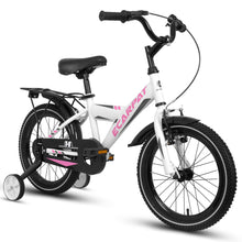 Load image into Gallery viewer, A14115 Kids Bike 14 inch for Boys &amp; Girls with Training Wheels, Freestyle Kids' Bicycle with fender and carrier.
