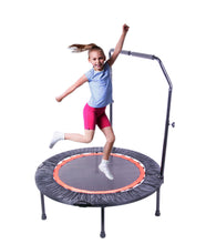 Load image into Gallery viewer, 40 Inch Mini Exercise Trampoline for Adults or Kids  Indoor Fitness Rebounder Trampoline with Safety Pad  Max. Load 300LBS
