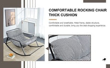 Load image into Gallery viewer, Rocker chair, fashionable armchair, lounge sofa, lounge chair, suitable for daycare, living room, bedroom
