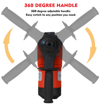 Load image into Gallery viewer, Rotary Hammer 1100W(Red + Black) 1-1/2"  SDS Plus Rotary Hammer Drill 3 Functions
