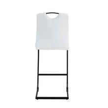 Load image into Gallery viewer, White PU Chair Barstool Dining Counter Height Chair Set of 2
