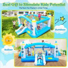 Load image into Gallery viewer, Multifunctional Jump 'n Slide Inflatable Bouncer for Kids Complete Setup with Blower - 198" x 180" Play Area - 96" Tall
