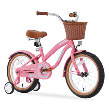 Load image into Gallery viewer, Multiple Colors,Girls Bike  for 4-7Years Old Kids,16 inch  wheel ,Training Wheels Included
