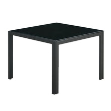Load image into Gallery viewer, Nesting Coffee Table Set of 2, Square Modern Stacking Table with Tempered Glass Finish for Living Room,Black
