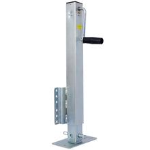 Load image into Gallery viewer, Heavy Duty Trailer Jack, Fixed Mount Jack w/Drop Leg, 28.6 in. of Lift, Max Load 2,500 Lbs

