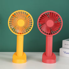 Load image into Gallery viewer, Portable Fan Handheld USB Rechargeable Pocket Air Cooler Mini Fan Quiet Travel Cooler Outdoor Cooling Fan
