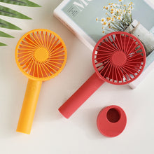 Load image into Gallery viewer, Portable Fan Handheld USB Rechargeable Pocket Air Cooler Mini Fan Quiet Travel Cooler Outdoor Cooling Fan
