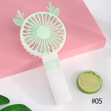 Load image into Gallery viewer, Portable Fan Handheld USB Rechargeable Mini Folding Fan Travel Outdoor Home Office Quiet Collapsible Desk Air Cooler Fan
