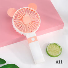 Load image into Gallery viewer, Portable Fan Handheld USB Rechargeable Mini Folding Fan Travel Outdoor Home Office Quiet Collapsible Desk Air Cooler Fan
