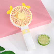 Load image into Gallery viewer, Portable Fan Handheld USB Rechargeable Mini Folding Fan Travel Outdoor Home Office Quiet Collapsible Desk Air Cooler Fan
