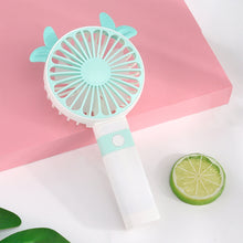 Load image into Gallery viewer, Portable Fan Handheld USB Rechargeable Mini Folding Fan Travel Outdoor Home Office Quiet Collapsible Desk Air Cooler Fan
