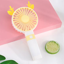 Load image into Gallery viewer, Portable Fan Handheld USB Rechargeable Mini Folding Fan Travel Outdoor Home Office Quiet Collapsible Desk Air Cooler Fan
