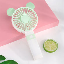 Load image into Gallery viewer, Portable Fan Handheld USB Rechargeable Mini Folding Fan Travel Outdoor Home Office Quiet Collapsible Desk Air Cooler Fan
