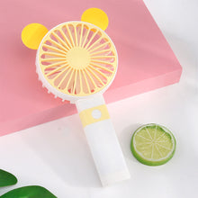 Load image into Gallery viewer, Portable Fan Handheld USB Rechargeable Mini Folding Fan Travel Outdoor Home Office Quiet Collapsible Desk Air Cooler Fan
