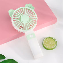 Load image into Gallery viewer, Portable Fan Handheld USB Rechargeable Mini Folding Fan Travel Outdoor Home Office Quiet Collapsible Desk Air Cooler Fan
