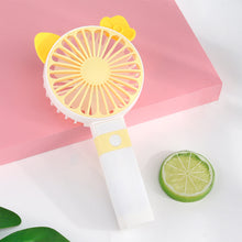 Load image into Gallery viewer, Portable Fan Handheld USB Rechargeable Mini Folding Fan Travel Outdoor Home Office Quiet Collapsible Desk Air Cooler Fan
