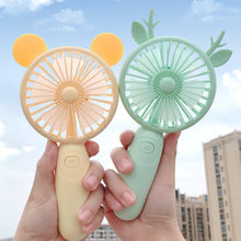 Load image into Gallery viewer, USB Rechargeable Handheld Mini Fan Air Cooler Electric Cooling Fan Travel Outdoor Office Light-weight Pocket Fan
