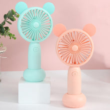 Load image into Gallery viewer, USB Rechargeable Handheld Mini Fan Air Cooler Electric Cooling Fan Travel Outdoor Office Light-weight Pocket Fan
