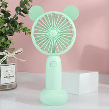 Load image into Gallery viewer, USB Rechargeable Handheld Mini Fan Air Cooler Electric Cooling Fan Travel Outdoor Office Light-weight Pocket Fan

