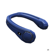 Load image into Gallery viewer, Mini Portable Bladeless Neck Fan 4000mah Rechargeable Air Cooler Cooling Fan Wearable Neckband Hanging Sports Fans
