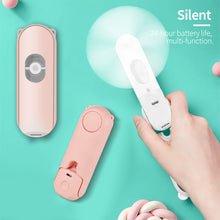 Load image into Gallery viewer, Multi-Function Portable Handheld Fan Nano Spray Fan USB Chargeable Mini Fan Facial Steamer Air Cooler Desktop Fan
