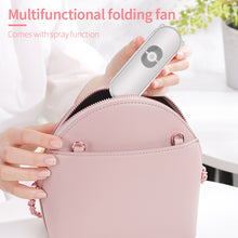 Load image into Gallery viewer, Multi-Function Portable Handheld Fan Nano Spray Fan USB Chargeable Mini Fan Facial Steamer Air Cooler Desktop Fan
