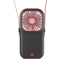 Load image into Gallery viewer, 3000mah Hanging Neck Fan USB Rechargeable Handheld Fan Adjustable Desktop Fan Air Cooler for Home Office Outdoor Travel
