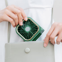 Load image into Gallery viewer, 3000mah Hanging Neck Fan USB Rechargeable Handheld Fan Adjustable Desktop Fan Air Cooler for Home Office Outdoor Travel
