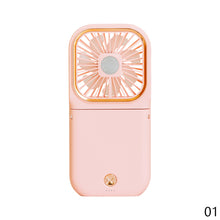 Load image into Gallery viewer, 3000mah Hanging Neck Fan USB Rechargeable Handheld Fan Adjustable Desktop Fan Air Cooler for Home Office Outdoor Travel
