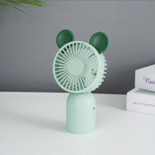 Load image into Gallery viewer, Cute 3 Speeds Adujustable Handheld Mini Fan Portable Desktop USB Charging Fan Summer Cooling Fan for Home Outdoor
