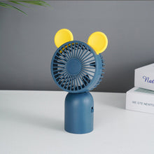 Load image into Gallery viewer, Cute 3 Speeds Adujustable Handheld Mini Fan Portable Desktop USB Charging Fan Summer Cooling Fan for Home Outdoor
