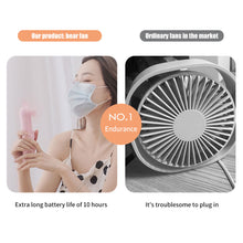 Load image into Gallery viewer, Portable Water Spray Mist Fan USB Rechargeable Handheld Foldable Mini Fan Cooling Air Conditioner for Outdoor Office
