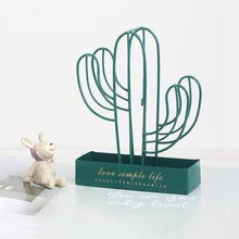 Load image into Gallery viewer, Nordic Cactus Mosquito Coil Holder Iron Retro Mosquito Coil Frame Insect Repellent Incense Rack Sandalwood Repellent Home Decoraction
