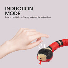 Load image into Gallery viewer, Smart Sensing Interactive Cat Toys Automatic Eletronic Snake Cat Teasering Play USB Rechargeable Kitten Toys for Cats Dogs Pet
