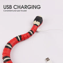 Load image into Gallery viewer, Smart Sensing Interactive Cat Toys Automatic Eletronic Snake Cat Teasering Play USB Rechargeable Kitten Toys for Cats Dogs Pet
