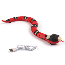 Load image into Gallery viewer, Smart Sensing Interactive Cat Toys Automatic Eletronic Snake Cat Teasering Play USB Rechargeable Kitten Toys for Cats Dogs Pet
