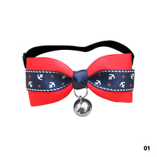 Load image into Gallery viewer, Lovely Pet Cat Collar With Bell Bow Cat Dog Collar Neck Strap Adjustable Buckle Kitten Puppy Pet Animal Accessories
