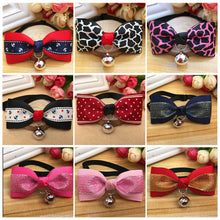 Load image into Gallery viewer, Lovely Pet Cat Collar With Bell Bow Cat Dog Collar Neck Strap Adjustable Buckle Kitten Puppy Pet Animal Accessories
