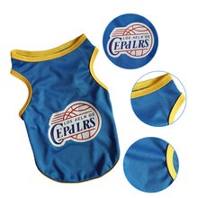 Load image into Gallery viewer, Summer Breathable Pet Mesh Vest Basketball Jersey Basketball Team Print Puppy Dog Hoodie Clothing Cat T-Shirt Sport Shirt Quick-drying Pet Clothes XS-XL
