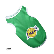 Load image into Gallery viewer, Summer Breathable Pet Mesh Vest Basketball Jersey Basketball Team Print Puppy Dog Hoodie Clothing Cat T-Shirt Sport Shirt Quick-drying Pet Clothes XS-XL
