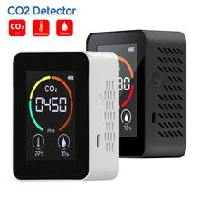 Load image into Gallery viewer, Air Monitor CO2 Carbon Dioxide Detector Greenhouse Warehouse Air Quality Temperature Humidity Monitor Fast Measurement Meter
