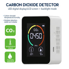 Load image into Gallery viewer, Air Monitor CO2 Carbon Dioxide Detector Greenhouse Warehouse Air Quality Temperature Humidity Monitor Fast Measurement Meter

