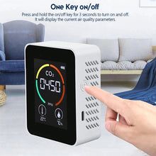 Load image into Gallery viewer, Air Monitor CO2 Carbon Dioxide Detector Greenhouse Warehouse Air Quality Temperature Humidity Monitor Fast Measurement Meter
