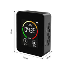 Load image into Gallery viewer, Air Monitor CO2 Carbon Dioxide Detector Greenhouse Warehouse Air Quality Temperature Humidity Monitor Fast Measurement Meter
