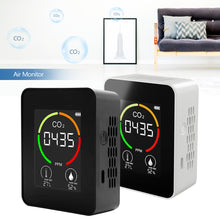 Load image into Gallery viewer, 3 IN 1 CO2 Meter CO2 Detector Multifunctional Thermohygrometer Home Intelligent Gas Analyzer Household Digital Air Pollution Monitor Infrared Sensors
